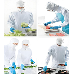 食品廠員工工作服采用防靜電食品工作服有什么用？