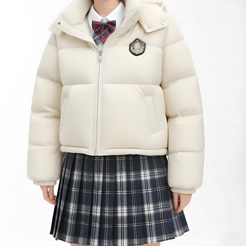 定制冬季羽絨服校服中小學(xué)