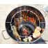 Charcoal barbecue Hanging stove Outdoor Smokeless barbecue tools Charcoal stewing grill barrel Courtyard household Roast chicken