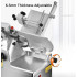 Full-Automatic Meat Slicing Machine 12 inch Beef and Mutton Slicer Commercial Electric meat cutter