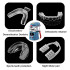 Dental orthodontic Mold press Vacuum molding machine Manual braces Orthodontic device With steel balls
