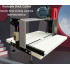 New-type Portable Brick Cutter Small Manual Light brick Foam brick Electric Brick Cutting machine 600*240/300mm