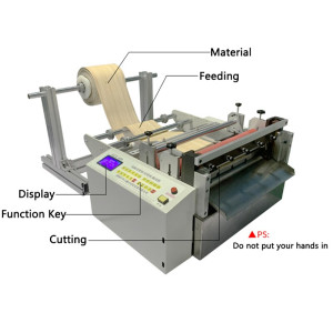 Full-automatic Computer PET/PVC Cutting machine Non-woven/Kraft paper/PE bubble film Cutter Copper aluminum foil Cutting machine