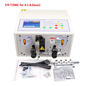 0.1 To 8mm2 E Computer Wire Stripping Machine Automatic Peeling Skinning Cutting Cable Cutter Stripper 220V 110V