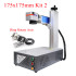 Fiber Laser Marking Machine with Rotary JPT  MOPA M7 or Raycus or MAX 20W 30W 50W or 60W 70W 100W Metal Engraving Machine