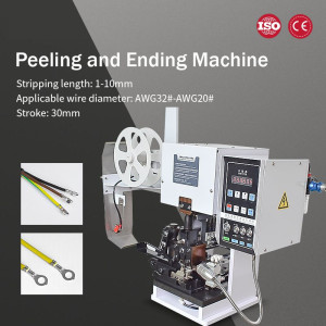 1-10mm Semi-automatic Horizontal Feeding, Stripping Punching Terminal Machine, 32-20awg Multi-core Sheathed Wire Terminal Machin